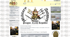 Desktop Screenshot of military-antiques.cz